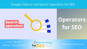 Google: How to Use Search Operators for SEO.
