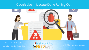 Google Spam Update Done Rolling Out!!