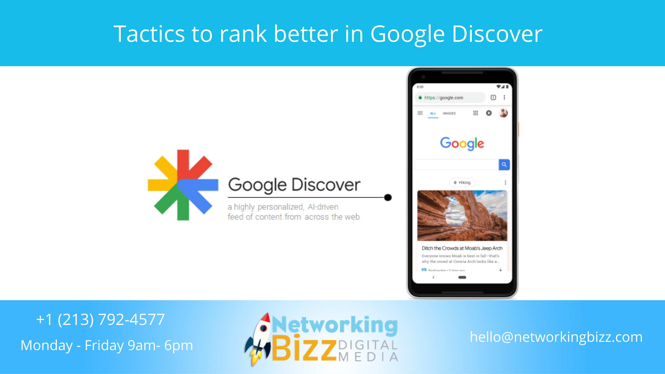Tactics to rank better in Google Discover!