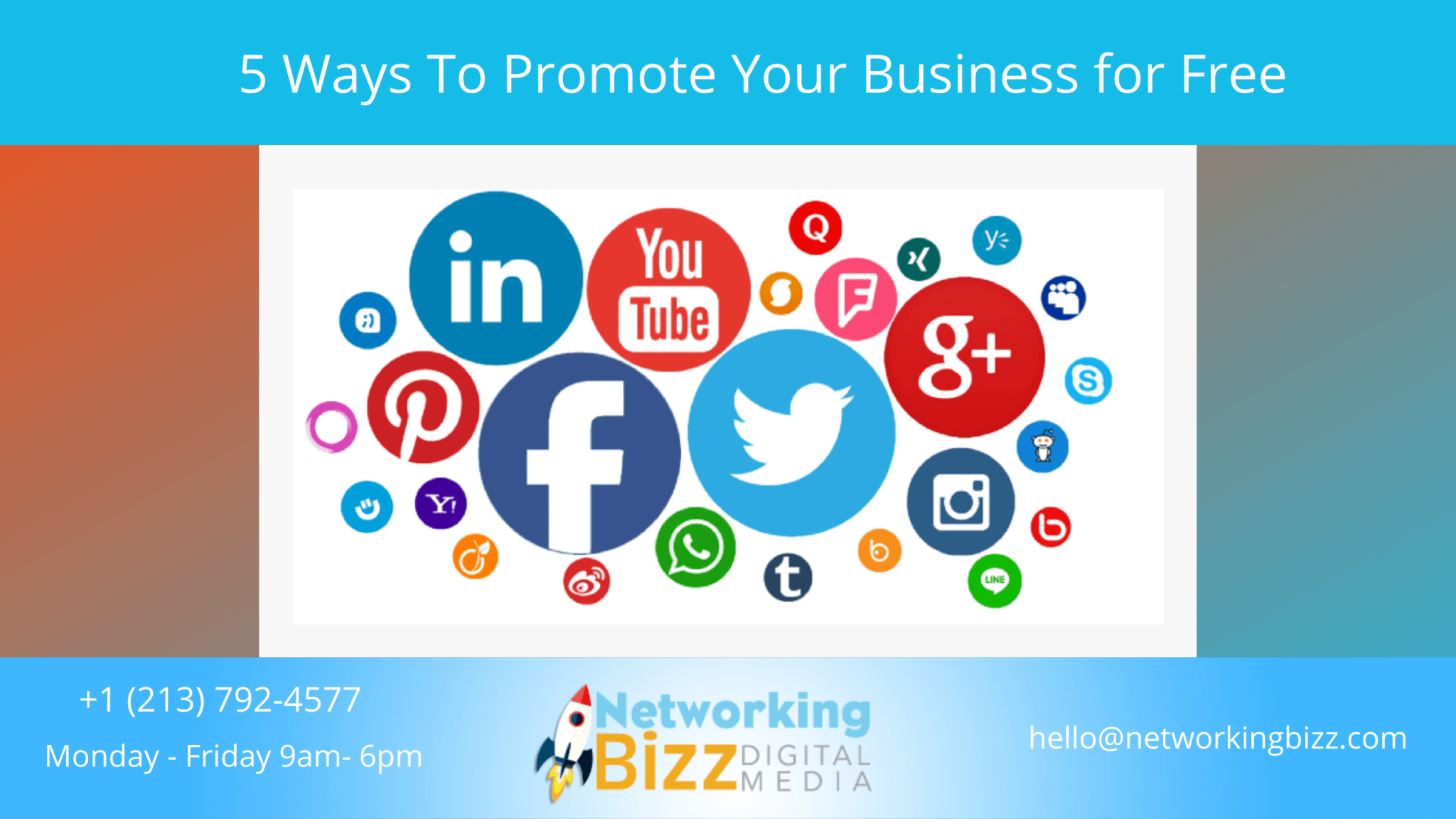 5 Ways To Promote Your Business For Free - Website Design, Local SEO ...