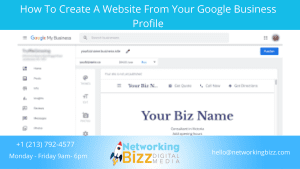 How To Create A Website From Your Google Business Profile