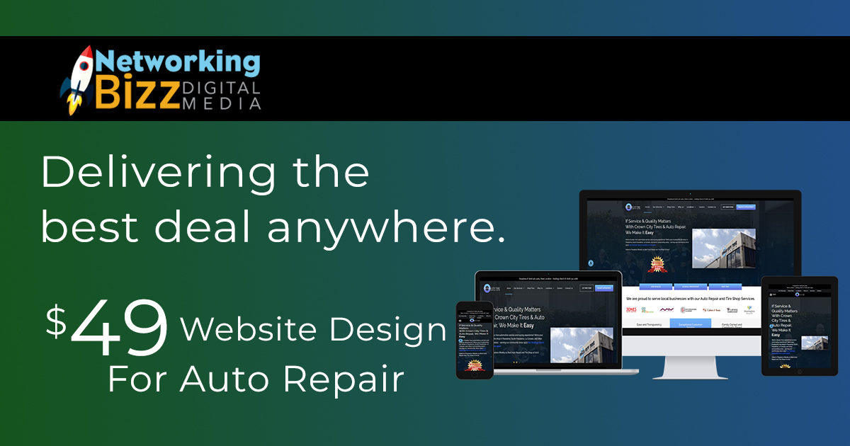 Best Auto Repair website design for 49