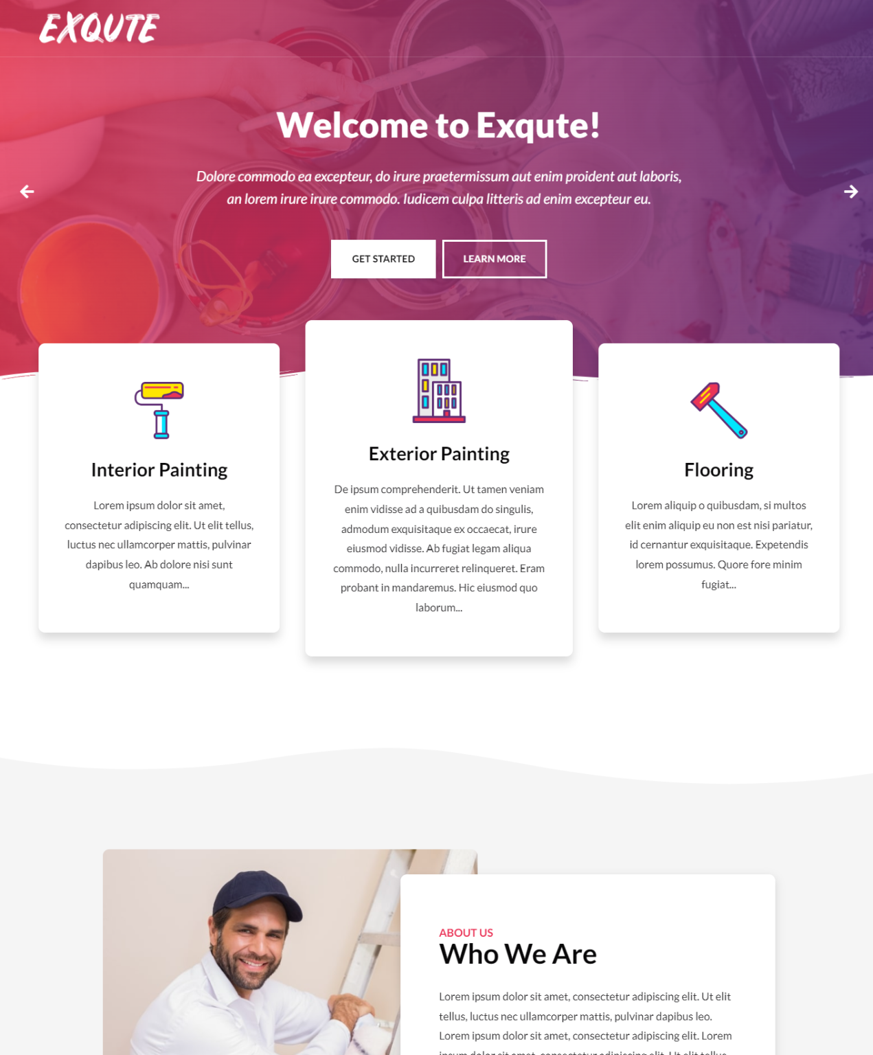 Best Painting Company website design for 49