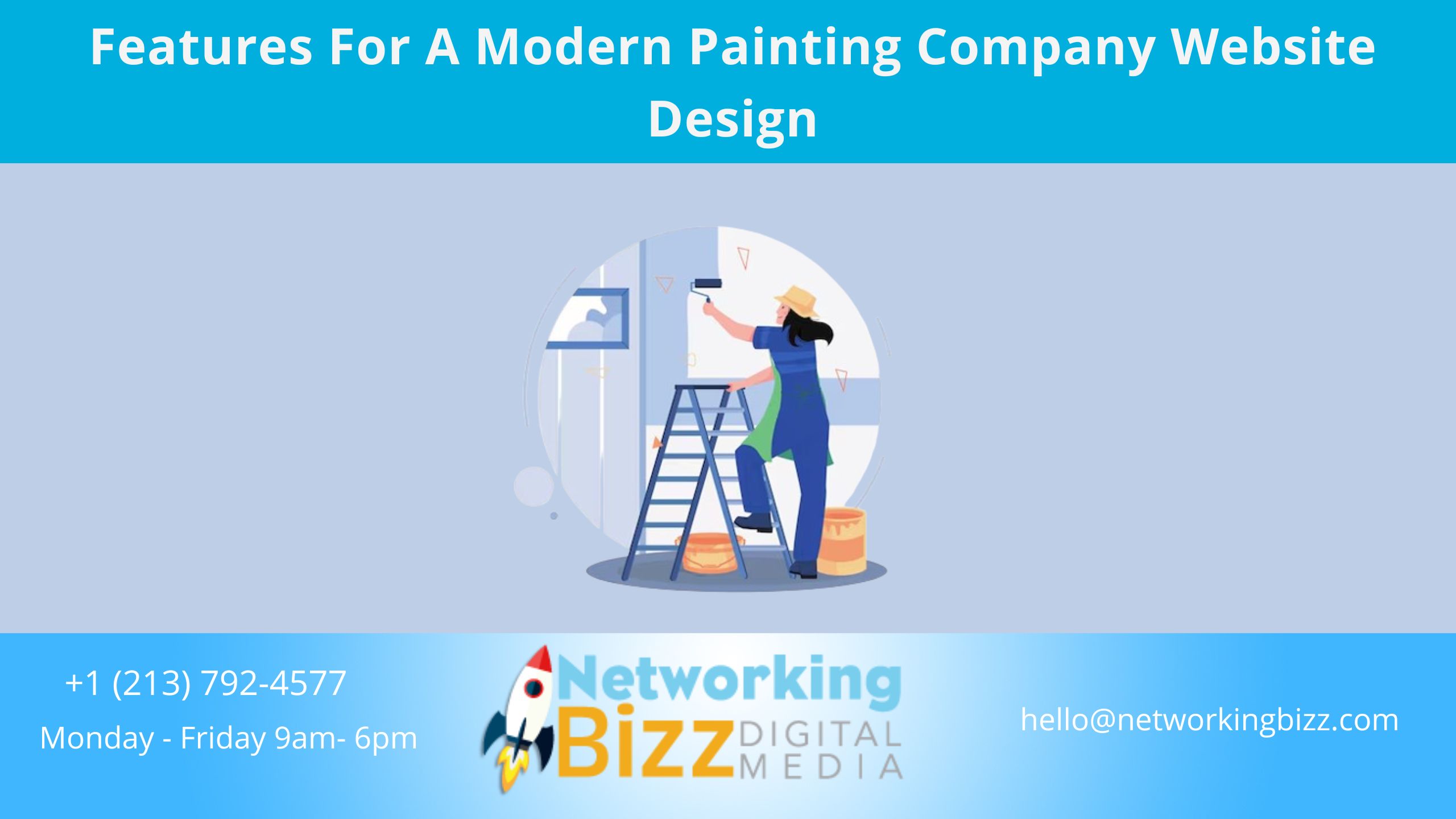 Features For A Modern Painting Company Website Design